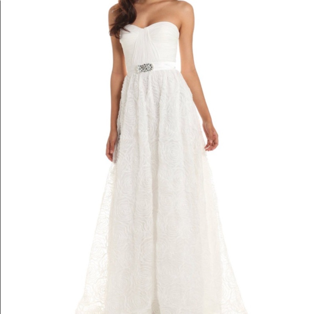 Adrianna  Papell Ivory Gown